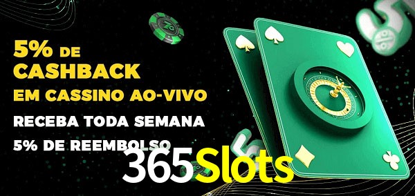 Promoções do cassino ao Vivo 365Slots